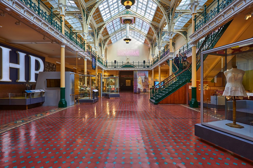 Inside Birmingham Museum and Art Gallery