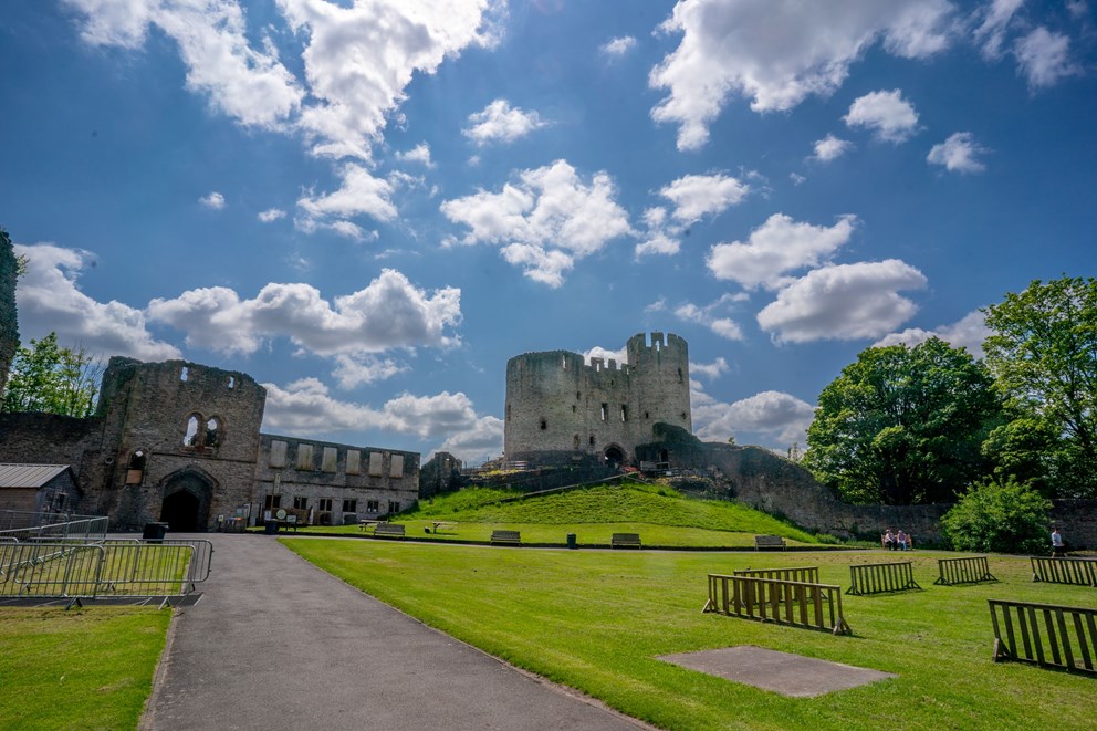 An image of Dudley Castle on a sunny day.